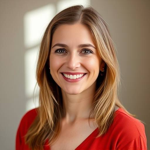 Portrait of Elena Petrova, Customer Relations Manager.